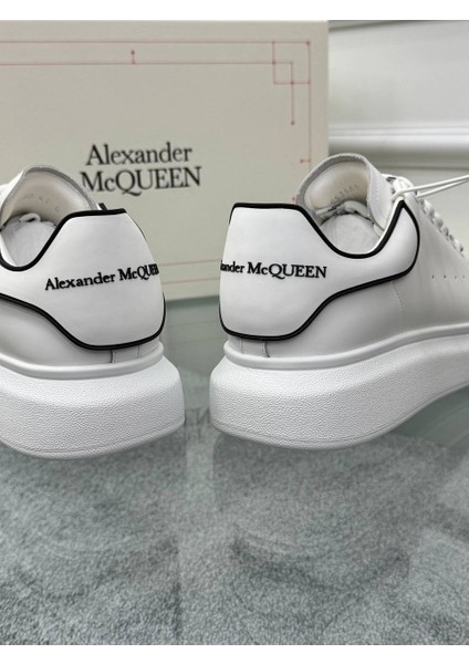 Oversize Beyaz Erkek Deri Sneaker fırsatları