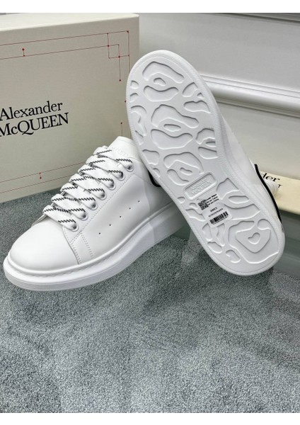 Oversize Beyaz Erkek Deri Sneaker indirimleri