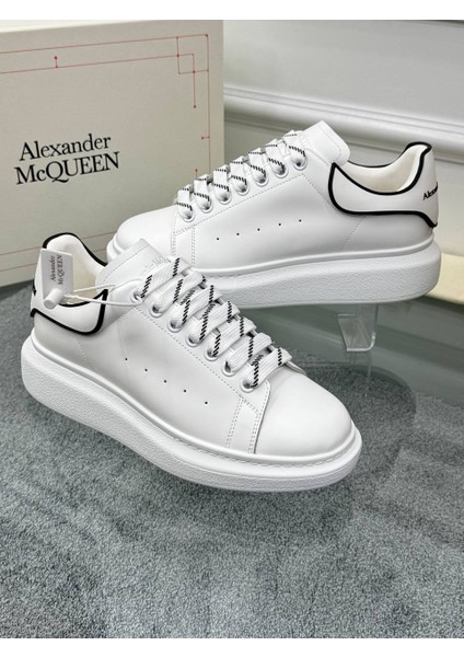 Oversize Beyaz Erkek Deri Sneaker