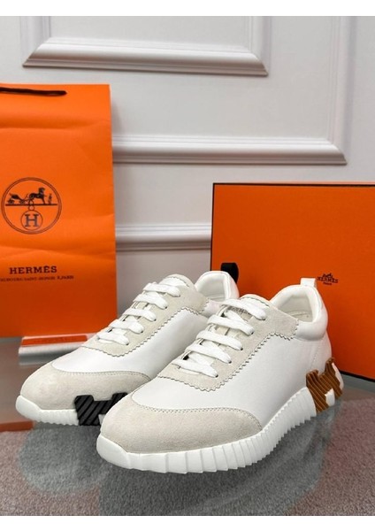 Logo Detaylı Beyaz Erkek Sneaker modelleri