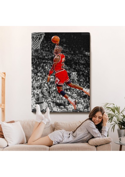 Michael Jordan Smaç TABLOSU-7736