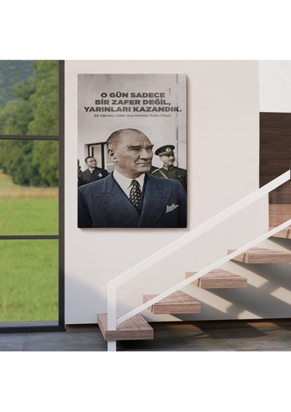O Gün Sadece Bir Zafer Değil Yarınları Kazandık Atatürk TABLOSU-6051 fırsatları