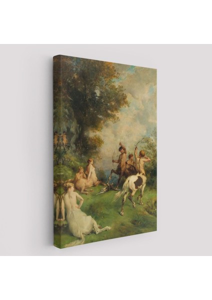 Eugene Fromentin'in Sentorlar, At Adamlar TABLOSU-6326