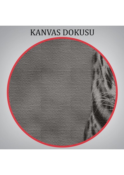 Mavi Gözlü Leopar Dekoratif Kanvas Tablo 1162