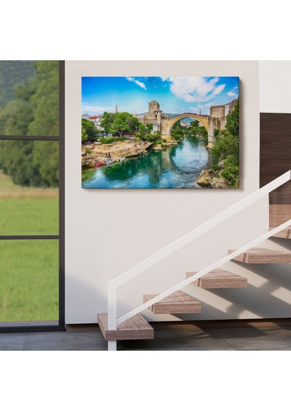 Mostar Köprüsü Kanvas Duvar TABLOSU-1115 indirimleri