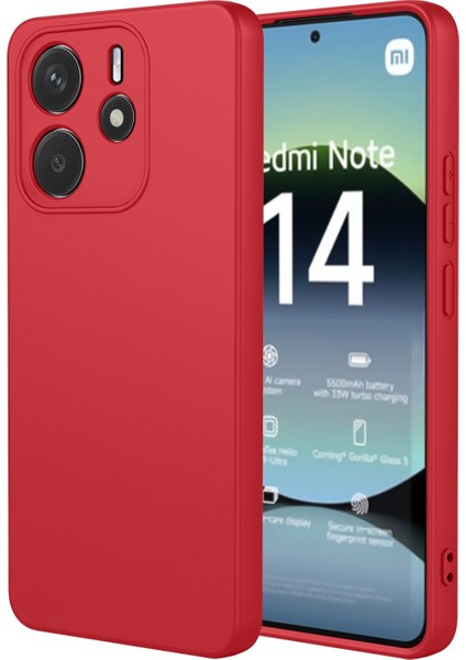 Xiaomi Redmi Note 14 4g ile Uyumlu Kılıf Soft Premium Yumuşak Silikon Telefon Kılıfı Kapak