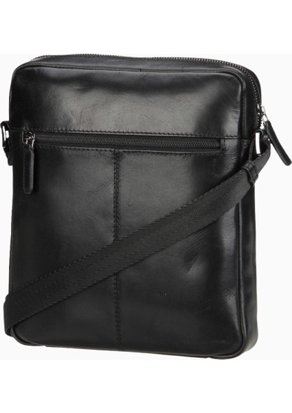 Bugattı Bodybag Romano, Gerçek Deri Çapraz Askılı Çanta, Minimalist Tasarım