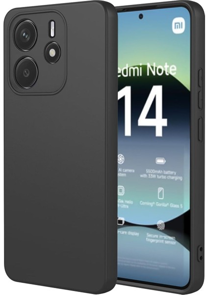 Xiaomi Redmi Note 14 4g ile Uyumlu Kılıf Soft Premium Yumuşak Silikon Telefon Kılıfı Kapak