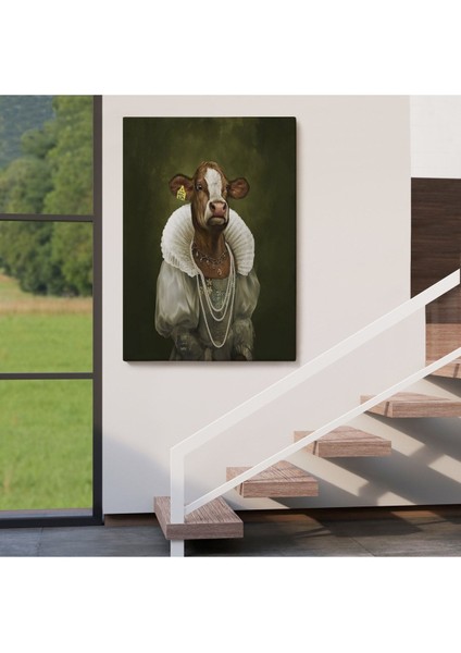 Ortaçağ Soylu Dana Duvar TABLOSU-6045 fırsatları