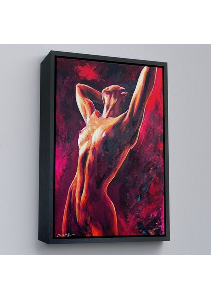 çerçeveli çıplak kadın dekoratif duvar tablosu-6140 modelleri