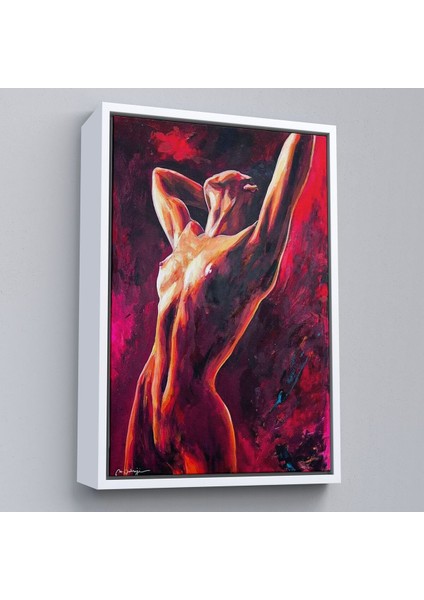 çerçeveli çıplak kadın dekoratif duvar tablosu-6140 fırsatları