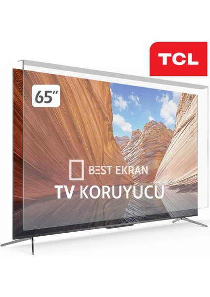 Tcl 65V6C Tv Ekran Koruyucu - Tcl 65" Inç QLED Ekran Koruyucu