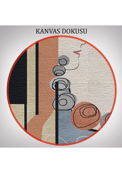 Sürreal Soyut Kadınlar Dekoratif Duvar Tablosu Üçlü Set-Dl-89 indirimleri