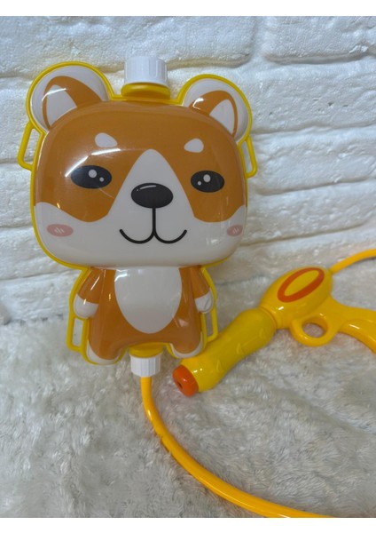 Sevimli Köpek Şekilli Sırt Çantalı Pompalı Su Tabancası