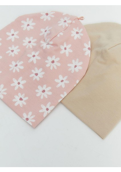 Baskılı Kız Bebek 2'li Bere (W5) fiyatları