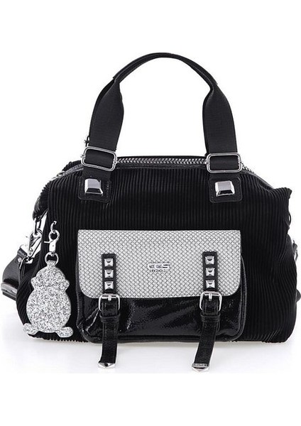 CCS 17115-2 Lüks Gösterişli Siyah Renk El Kol Çantası