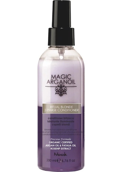Magic Arganoil Blonde Story Sarı Saçlar Için Parlatıcı 2 Fazlı Durulanmayan Saç Spreyi 200 ml