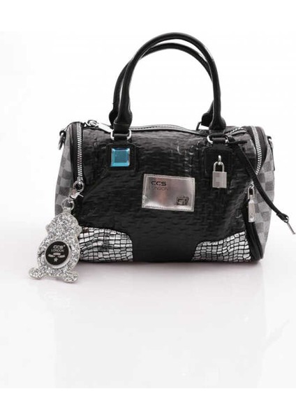 CCS 17370 Lüks Gösterişli Siyah Renk El Kol Çantası