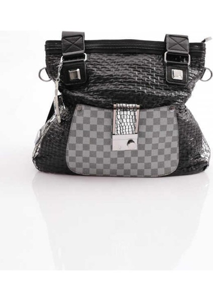 CCS 17371 Lüks Gösterişli Siyah Renk El Kol Çantası