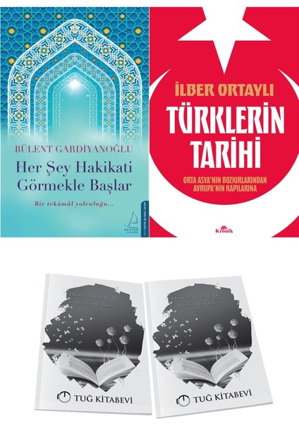 Her Şey Hakikati Görmekle Başlar ve Türklerin Tarihi + Hediyeli