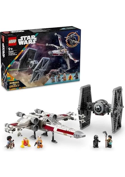 Star Wars Tie Fighter ve X-Wing Birleşimi 75393-9 Yaş ve Üzeri Star Wars Sevenler Inşa