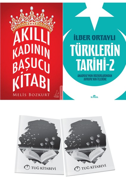 Akıllı Kadının Başucu Kitabı ve Türklerin Tarihi 2 + Hediyeli