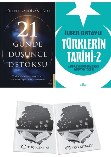 21 Günde Düşünce Detoksu ve Türklerin Tarihi 2 + Hediyeli
