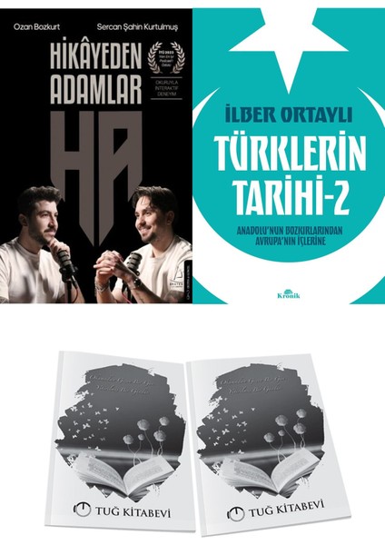 Hikâyeden Adamlar ve Türklerin Tarihi 2 + Hediyeli