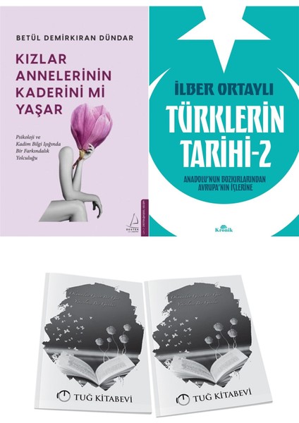 Kızlar Annelerinin Kaderini Mi Yaşar? ve Türklerin Tarihi 2 + Hediyeli