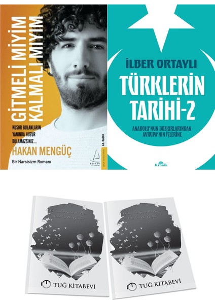 Gitmeli Miyim Kalmalı Mıyım? ve Türklerin Tarihi 2 + Hediyeli