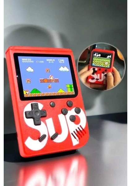 Çocuklara Özel Sup 400 Oyunlu Mini Oyun Konsolu fırsatları