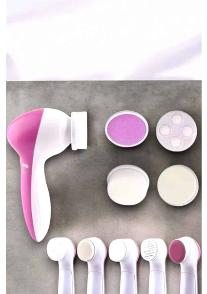 Taşınabilir Yüz Temizleme Cihazı Masaj, Peeling, Temizlik 5 Başlıklı fırsatları