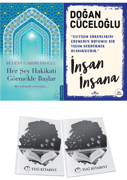 Her Şey Hakikati Görmekle Başlar ve Insan Insana + Hediyeli
