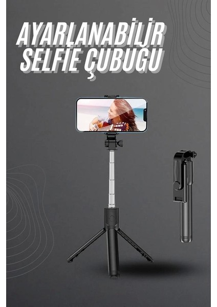 Selfie Çubuğu Tripod Bluetooth Kumandalı Selfie Çubuğu Telefon Tutucu fiyatları