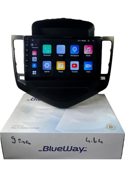 Chevrolet Cruze Blueway 4-64 Profesyonel Oem Multimedia