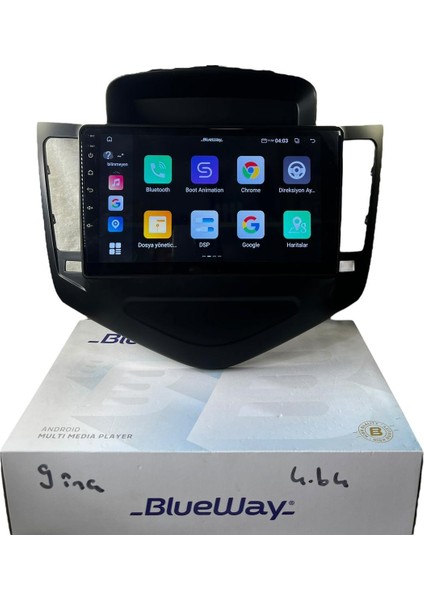 Chevrolet Cruze Blueway 4-64 Profesyonel Oem Multimedia fiyatları