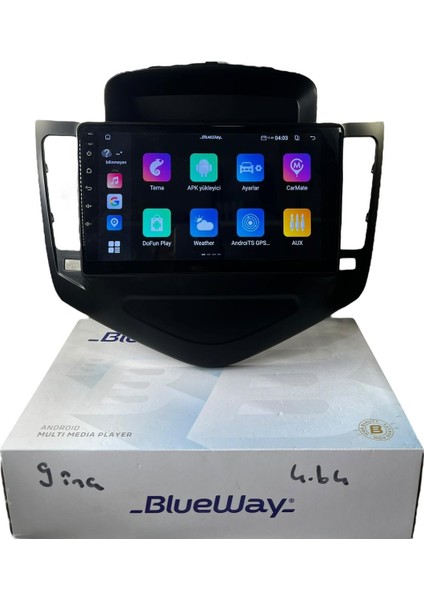 Chevrolet Cruze Blueway 4-64 Profesyonel Oem Multimedia fırsatları