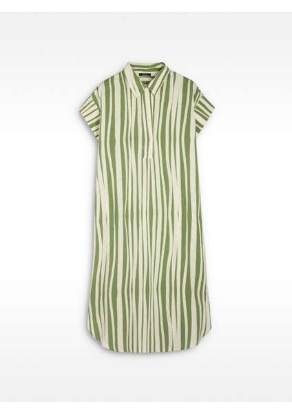 Çizgili Gömlek Elbise indirimleri