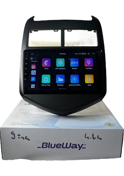 Chevrolet Aveo 2012-2018 Blueway 4-64 Profesyonel Oem Multimedia fiyatları