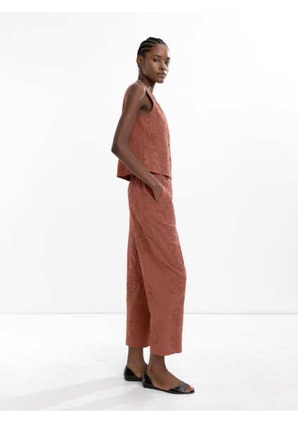 %100 Pamuk Nakışlı Pantolon modelleri