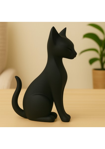 Zarif Duruş – Siyah Kedi Figürü indirimleri