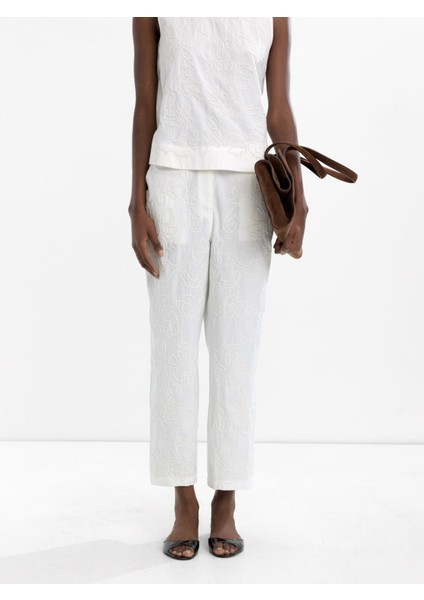 %100 Pamuk Nakışlı Pantolon fiyatları