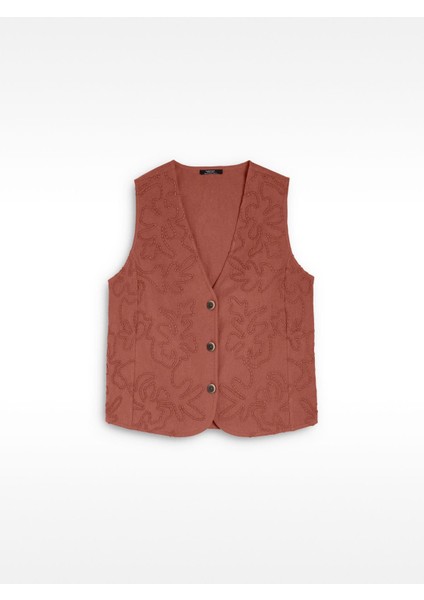 %100 Pamuk Nakışlı Yelek fiyatları