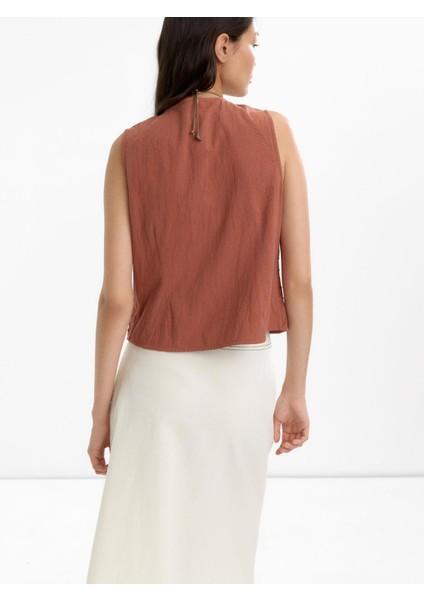 %100 Pamuk Nakışlı Yelek indirimleri