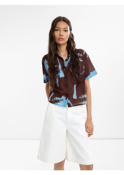 Desenli Gömlek %100 Pamuk fırsatları