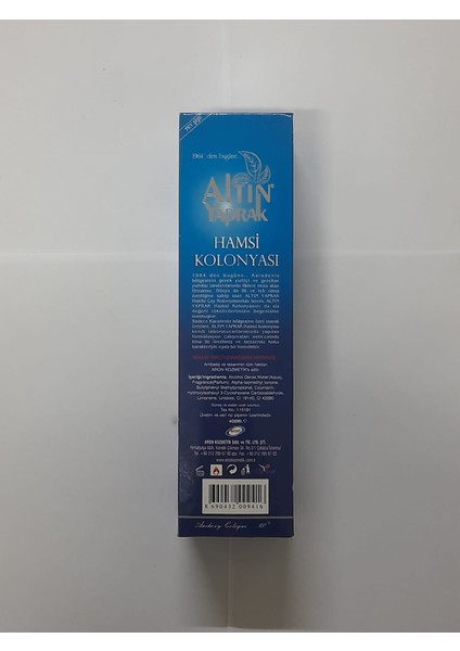 Altın Yaprak(Hamsi Kolonyası)