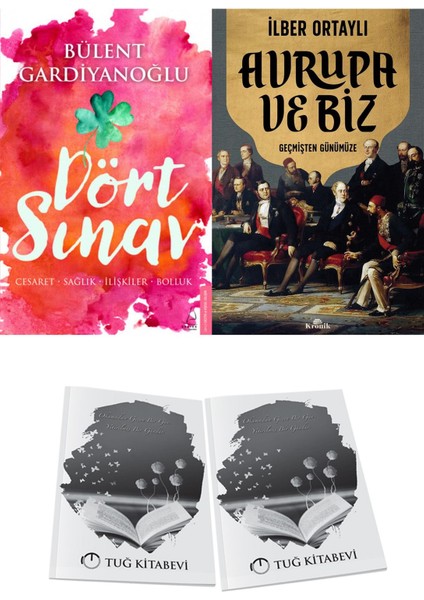 Dört Sınav: Cesaret-Sağlık-Ilişkiler-Bolluk ve Avrupa ve Biz + Hediyeli