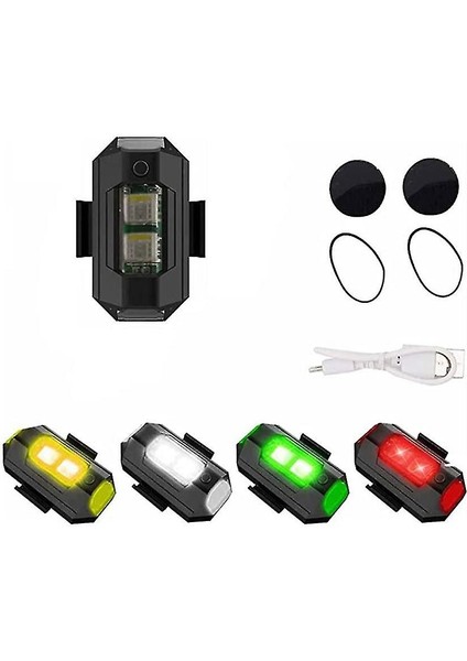 Flaşör LED Ikaz Lambası 7 Renkli