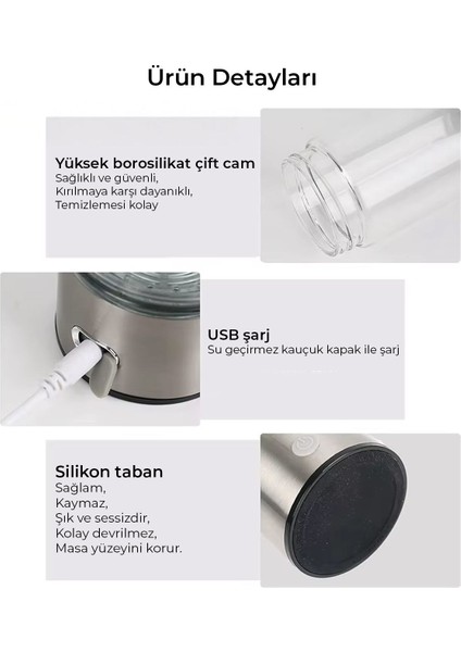 Taşınabilir Hidrojenli Su Üreteci Cihazı | Şarj Edilebilir & Spe/pem Teknolojili indirimleri