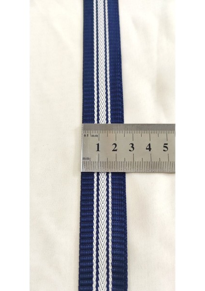 Lacivert Beyaz Dar Dokuma Şerit fırsatları